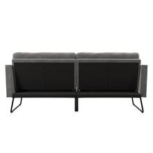 Load image into Gallery viewer, Neely Twin 78.5&#39;&#39; Wide Velvet Split Back Convertible Sofa
