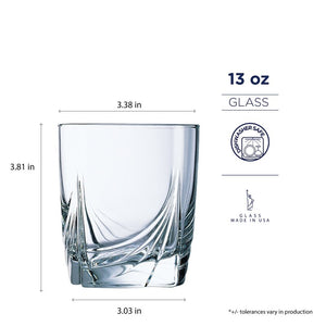 Clear Neha 16 Piece Assorted Glassware Set 458AH