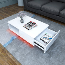 Load image into Gallery viewer, 21&quot;D x 33.46&quot;W x 12&quot;H Nelliston LED Coffee Table with Drawer
