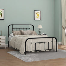 Load image into Gallery viewer, Full/Double Black Nelya Bed
