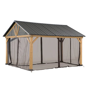 126" W x 180" D Netting Universal Gazebo Screen