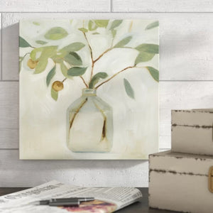 12"H x 12"W x 1.5"D Neutral Arrangement I by Emma Scarvey - Wrapped Canvas Painting