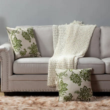 Load image into Gallery viewer, SET OF 2 Moss Neva Floral 20&#39;&#39; Throw Pillow Cover
