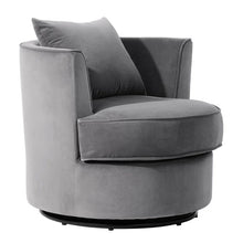 Load image into Gallery viewer, Nevius 29.53&#39;&#39; Wide Velvet Swivel Armchair
