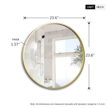 Load image into Gallery viewer, New Milford Bathroom / Vanity Mirror, 23.62 x 23.62
