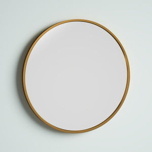 31.5" x 31.5" New Milford Round Metal Wall Mirror