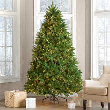 Load image into Gallery viewer, Newberry Spruce 7.5&#39; Lighted Artificial Spruce Christmas Tree
