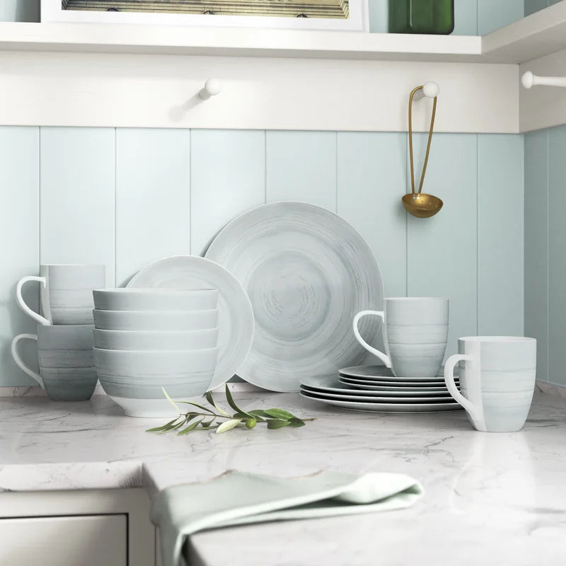 Newbury 16 Piece Dinnerware Set, Service for 4