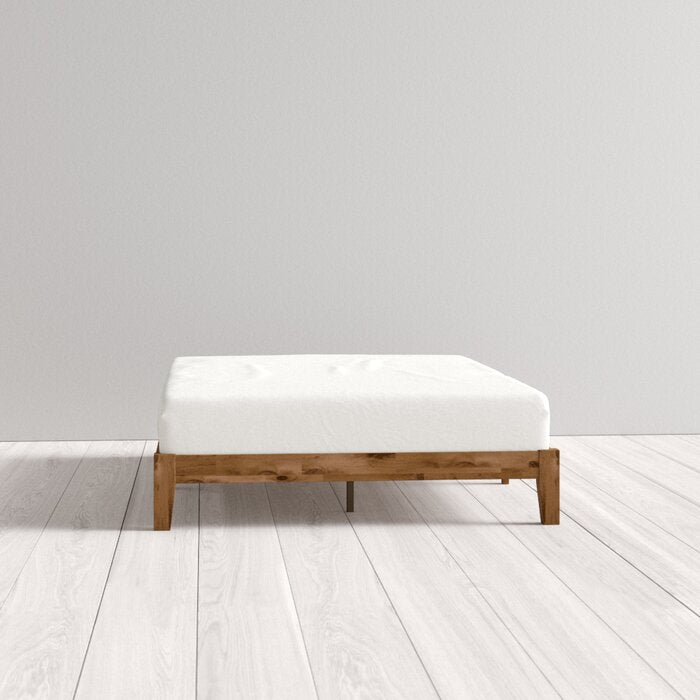 Twin Brown Wood Newt Low Profile Platform Bed 770CDR