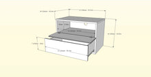 Load image into Gallery viewer, Bowlin 1 Drawer Nightstand  #AD374
