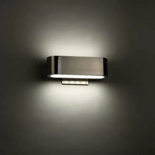 Load image into Gallery viewer, Nia 2 - Light Dimmable Brushed Nickel Flush Mounted Sconce
