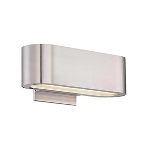 Nia 2 - Light Dimmable Brushed Nickel Flush Mounted Sconce