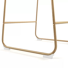 Load image into Gallery viewer, Gold Nia Upholstered Stool (Set of 2)
