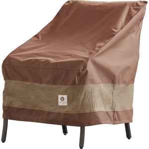 36" H x 40" W x 40" D Mocha cappuccino Nicholls Water Resistant Patio Chair Cover with 2 Year Warranty (Set of 2) 7572