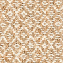 Load image into Gallery viewer, Nicholson Geometric Handmade Flatweave Jute/Sisal Area Rug in Natural/Ivory Runner
