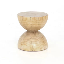 Load image into Gallery viewer, Nickie 17&#39;&#39; Tall Solid Wood Block End Table

