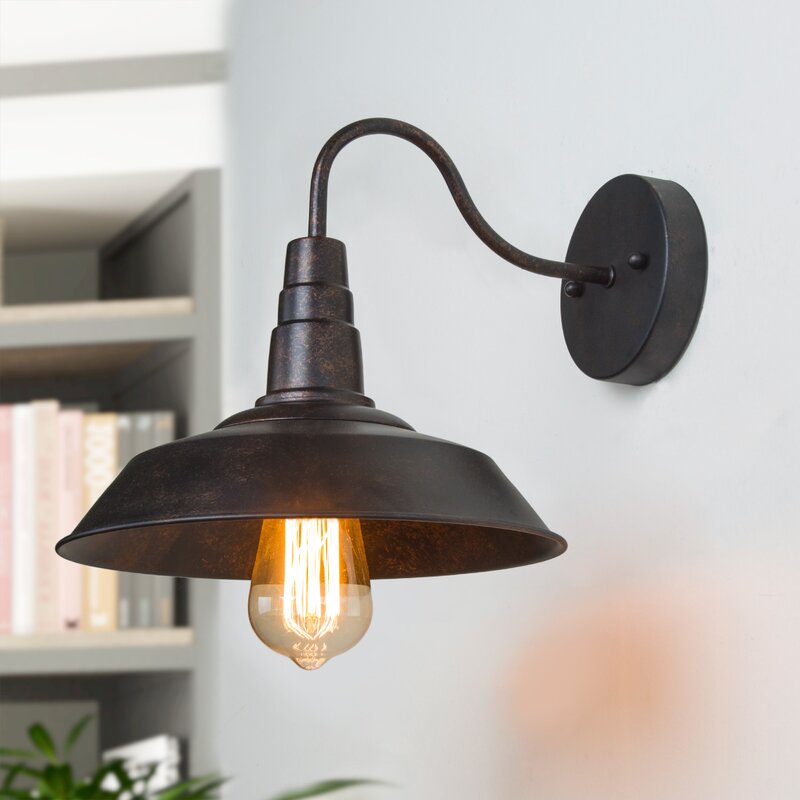 Black Nickolas 1 - Light Dimmable Barn Light SB2092