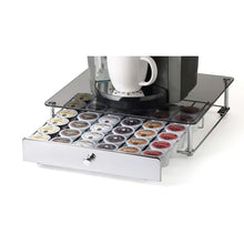 Load image into Gallery viewer, 36 Pod Keurig Brewed Glass Top K-Cup Rolling Drawer
