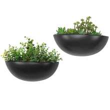 Load image into Gallery viewer, Niglaes 2 - Piece Ceramic Wall Planter Set (Set of 2)
