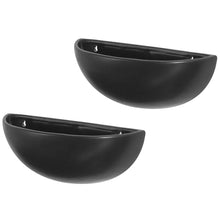 Load image into Gallery viewer, Niglaes 2 - Piece Ceramic Wall Planter Set (Set of 2)
