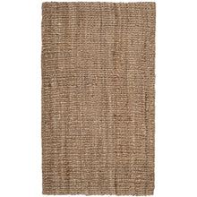 Load image into Gallery viewer, Nilles Handmade Handwoven Jute/Sisal Area Rug in Natural/Gray 2&#39;6&quot; x 4&#39;
