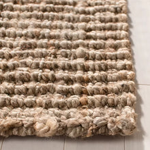 Load image into Gallery viewer, Nilles Handmade Handwoven Jute/Sisal Area Rug in Natural/Gray 2&#39;6&quot; x 4&#39;
