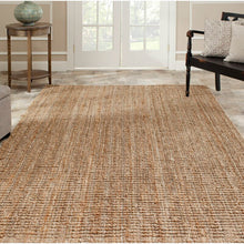 Load image into Gallery viewer, Nilles Handmade Natural Area Rug, Rectangle 5&#39; x 8&#39;
