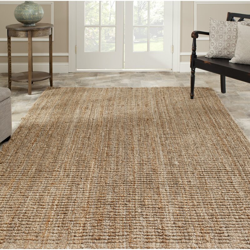 Nilles Handmade Natural Area Rug, Rectangle 5' x 8'