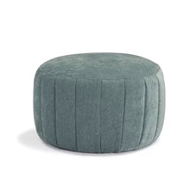 Load image into Gallery viewer, Nina 23.6&#39;&#39; Wide Velvet Round Pouf Ottoman
