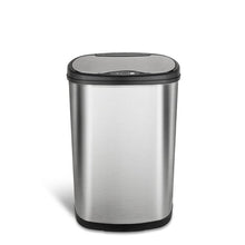 Load image into Gallery viewer, Nine Stars Stainless Steel 13.2 Gallon Motion Sensor Trash Can

