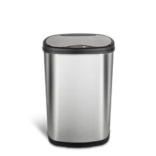 Load image into Gallery viewer, Stainless Steel 13.2 Gallon Motion Sensor Trash Can
