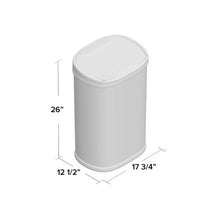 Load image into Gallery viewer, Nine Stars Stainless Steel 13.2 Gallon Motion Sensor Trash Can
