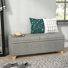 Load image into Gallery viewer, Nixon Upholstered Flip Top Storage Bench
