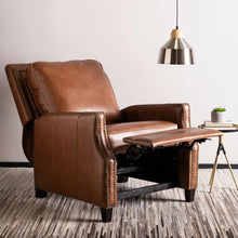 Load image into Gallery viewer, Noletta 30&#39;&#39; Wide Genuine Leather Manual Club Recliner
