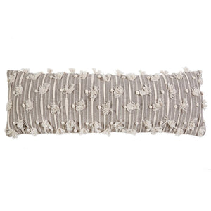 Nora Cotton Feathers Striped Lumbar Pillow (ND110)