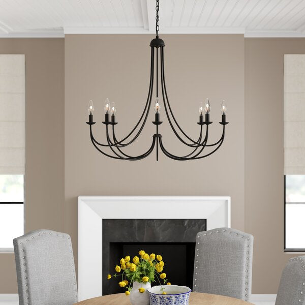 Norberto 8 - Light  Candle Style Classic / Traditional Chandelier MRM2345