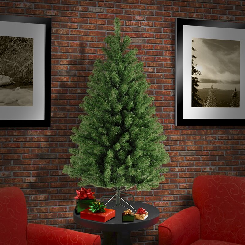 6.5' H North Valley Artificial Green Spruce Christmas Tree