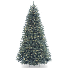 Load image into Gallery viewer, North Valley Blue Spruce Artificial Christmas Tree with Clear/White Lights 7&#39;
