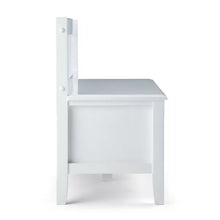 Load image into Gallery viewer, White Northview Wood Drawer Storage Bench
