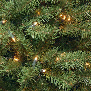 Norwood Fir Lighted Artificial Spruce Christmas Tree, 9' H