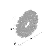 Load image into Gallery viewer, 24&quot; Norwood Fir Lighted Wreath
