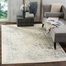 Load image into Gallery viewer, Nuss Oriental Area Rug in Ivory/Slate, Rectangle 9&#39; x 12&#39;
