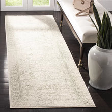 Load image into Gallery viewer, Nuss Oriental Area Rug in Ivory/Sage, Runner 2&#39;6&quot; x 12&#39;

