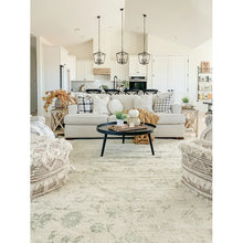 Load image into Gallery viewer, Nuss Oriental Area Rug in Ivory/Sage, Runner 2&#39;6&quot; x 12&#39;
