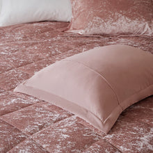 Load image into Gallery viewer, KingCal King Duvet 2 Shams 1 Pillows Blush Nussbaum Comforter Set MRM418
