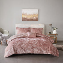Load image into Gallery viewer, Nussbaum Velvet 3 Piece Comforter Set Blush #2153HW
