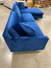 Load image into Gallery viewer, Jason 118.89&quot; Wide Velvet Sofa &amp; Chaise
