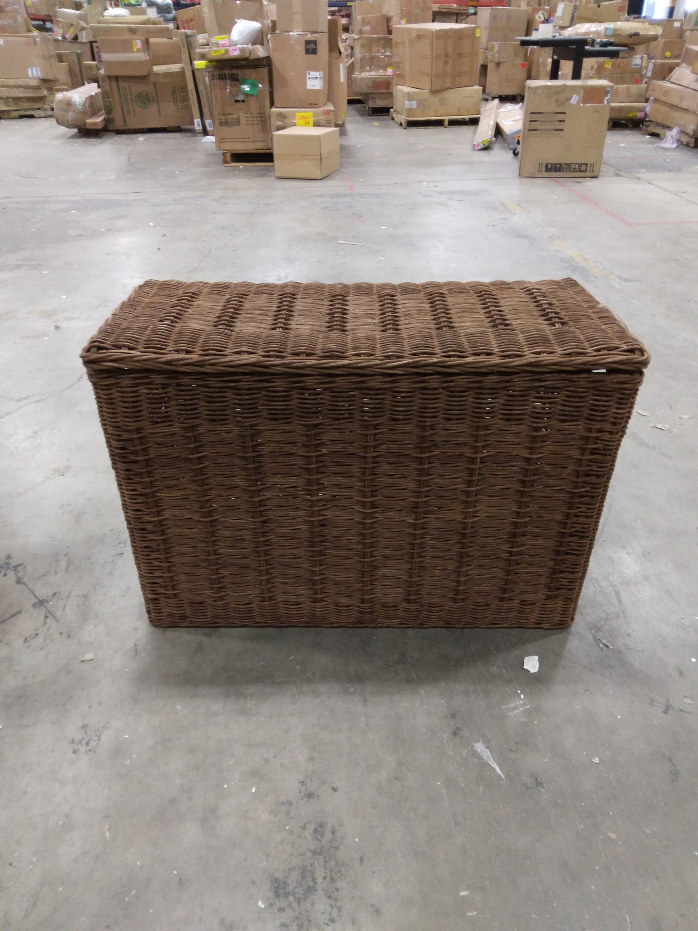 Farmhouse Wicker Trunk Rustic - ClickDecor 16