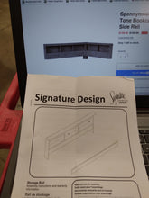Load image into Gallery viewer, Spennymoor Natural Wood Tone Bookcase Storage With Side Rail
