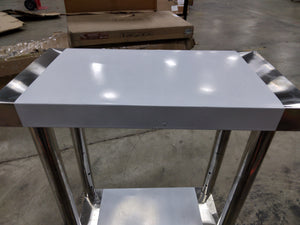 31.5" H x 24" W x 12" D Steel Work Table With Undershelf